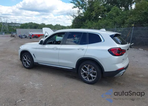 2022 BMW X3 xDrive30I z USA, uszkodzony, nr VIN 5UX53DP0XN9J21047